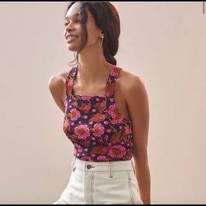 Anthropologie Cross Back Tank Top